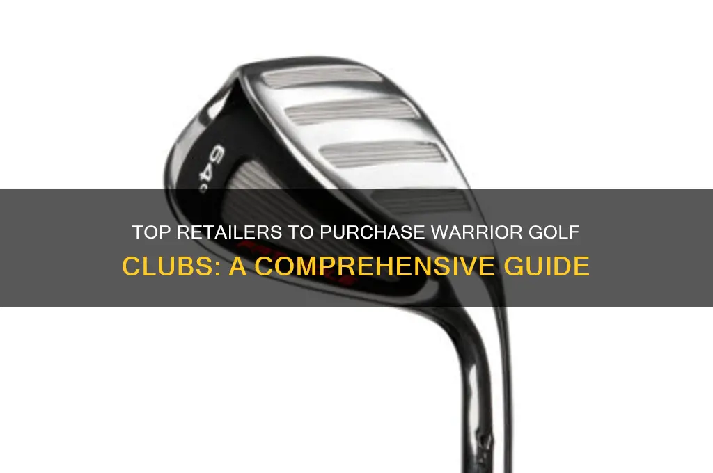 where to buy warrior golf clubs