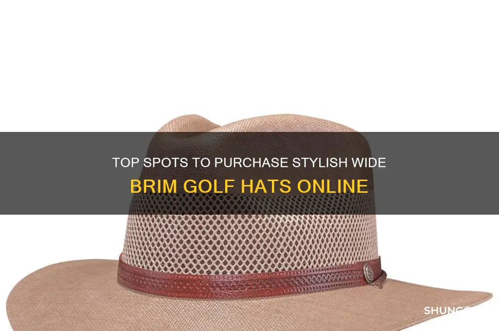 where to buy wide brim golf hats