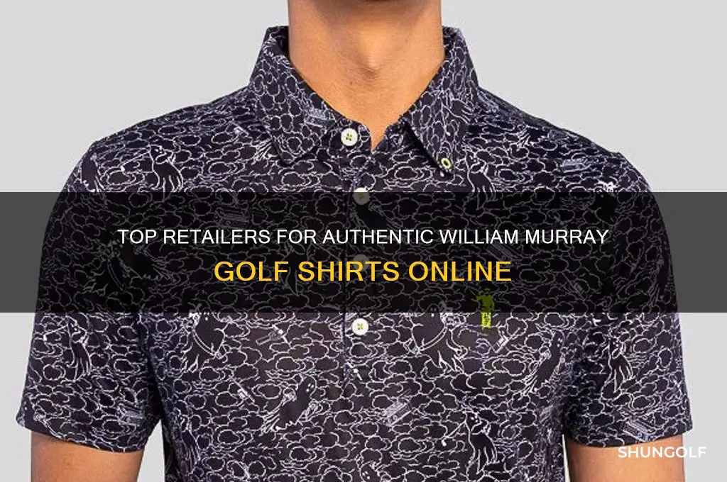 where to buy william murray golf shirts