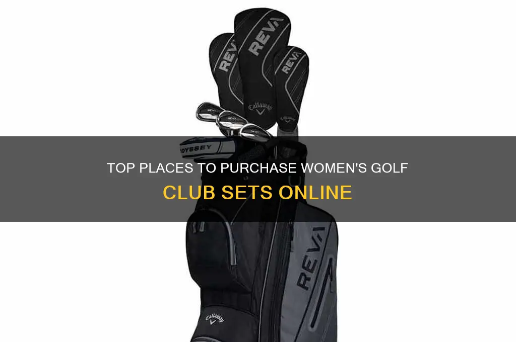 where to buy womens golf club sets