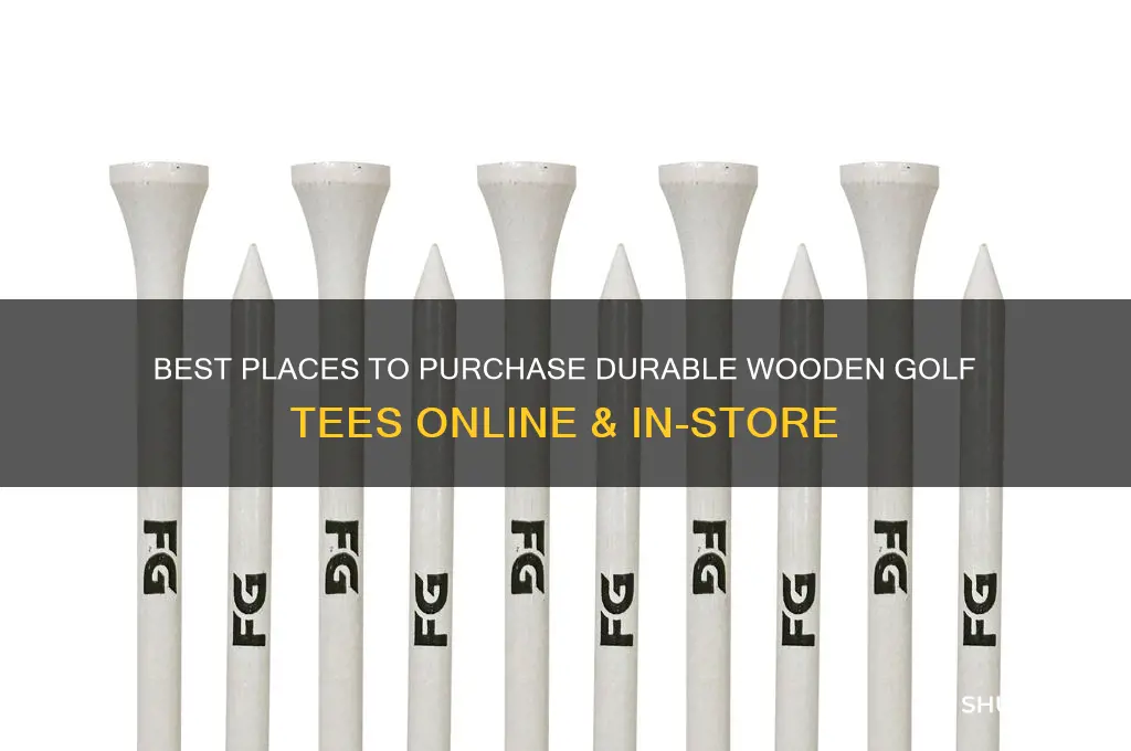 where to buy wooden golf tees