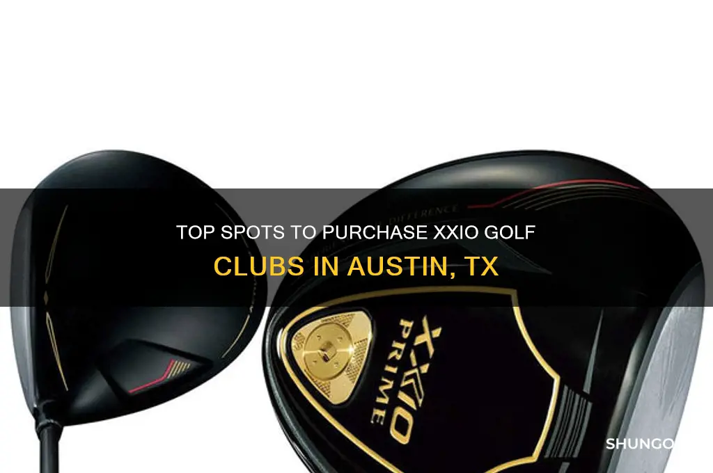 where to buy xxio golf clubs in austin