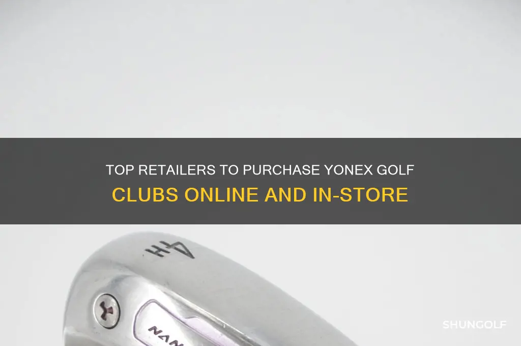 where to buy yonex golf clubs