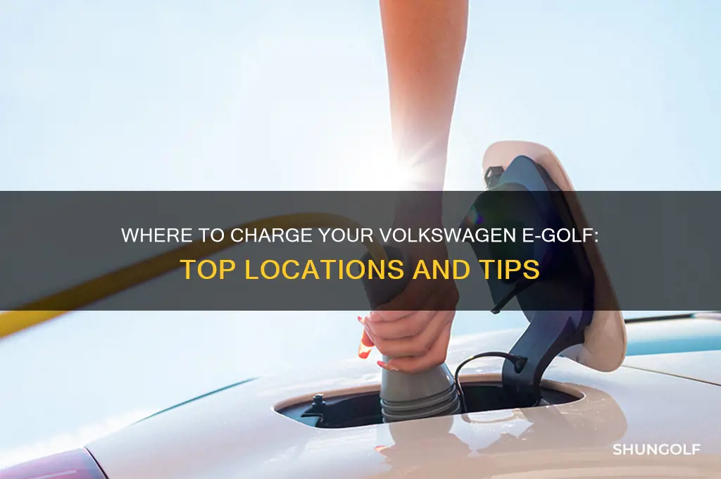 where to charge volkswagen e golf