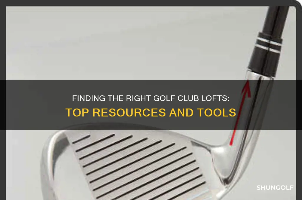 where to check golf club lofts
