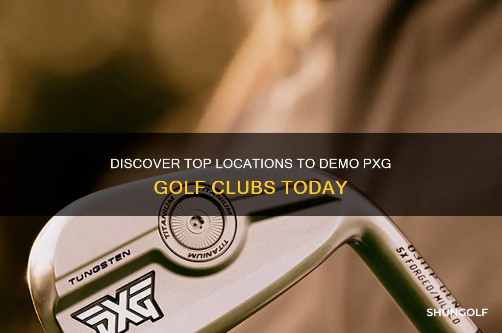 where to demo pxg golf clubs