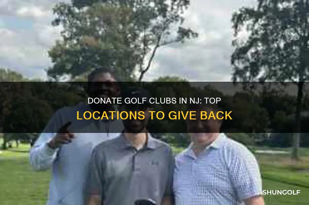where to donate golf clubs in nj
