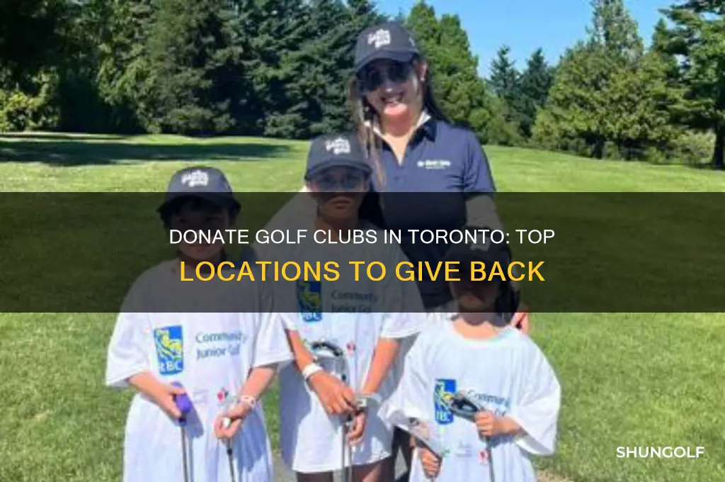 where to donate golf clubs in toronto