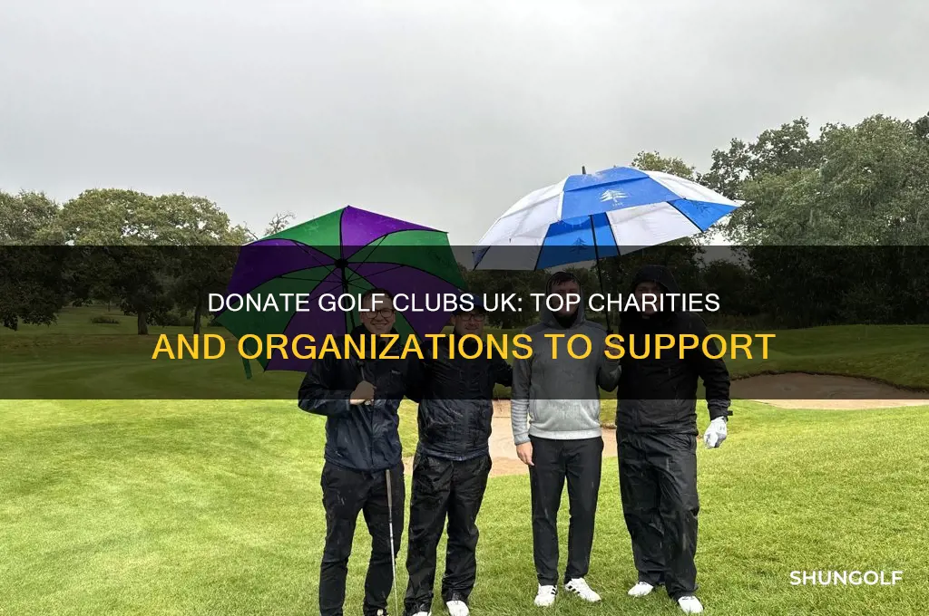 where to donate golf clubs uk