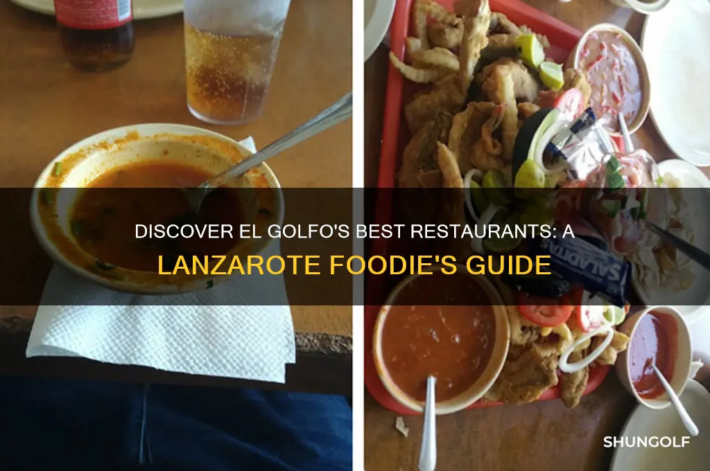 where to eat in el golfo lanzarote