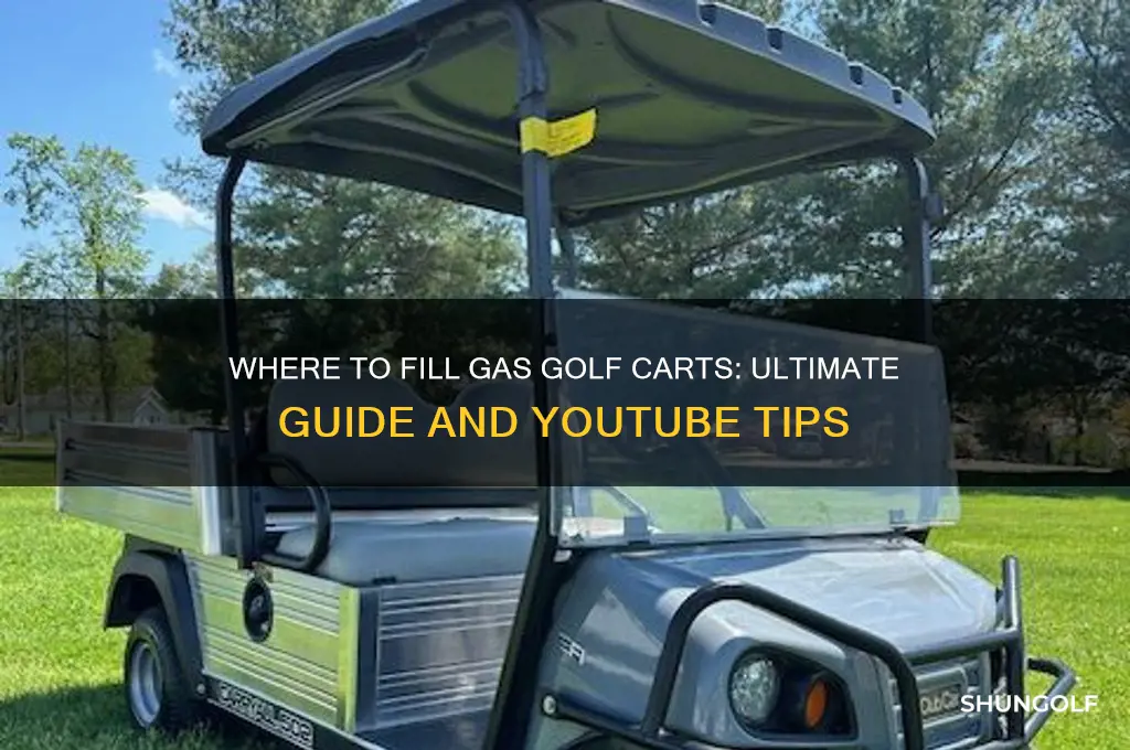 where to fill gas golf catrs u tube