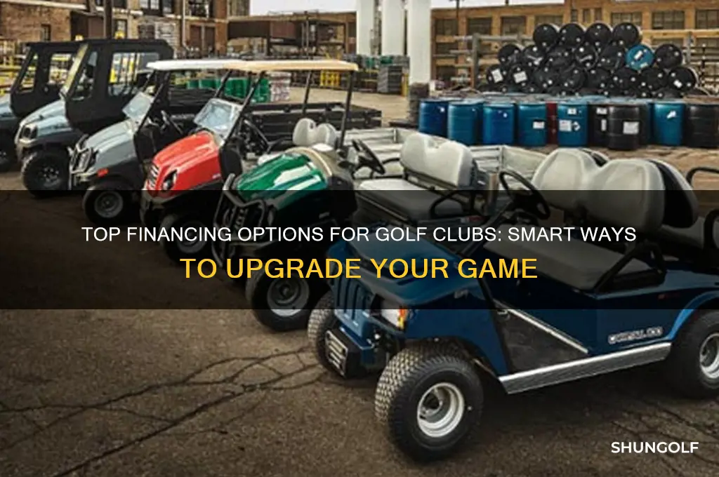 where to finance golf clubs