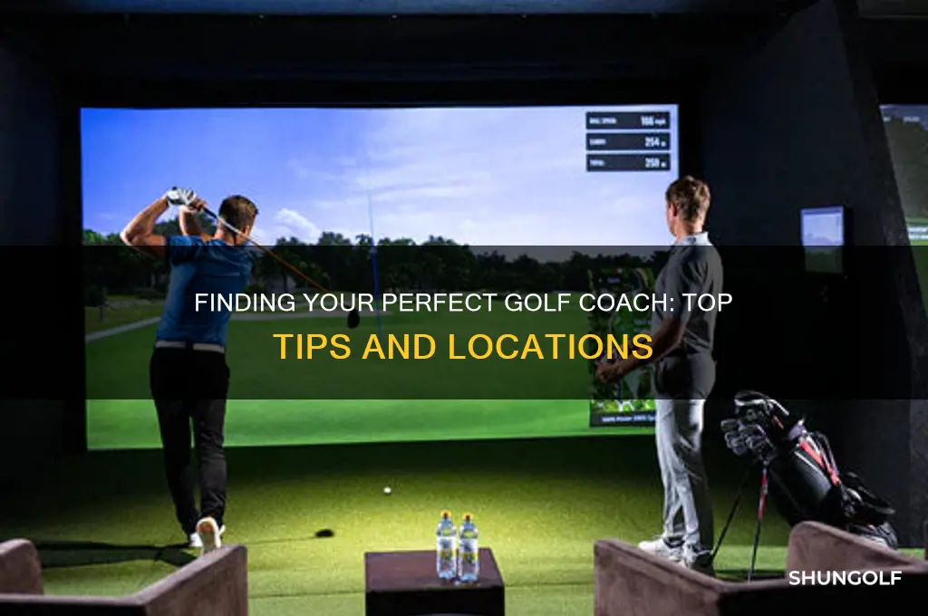 where to find a golf coach