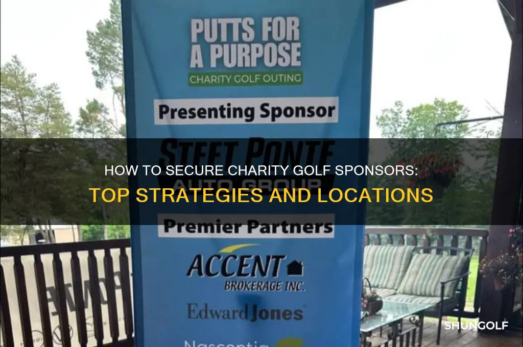 where to find charity golf sponsors