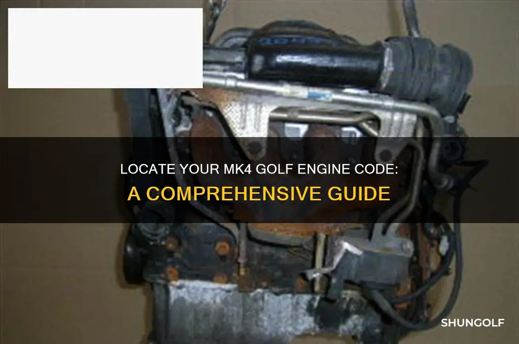 where to find engine code mk4 golf