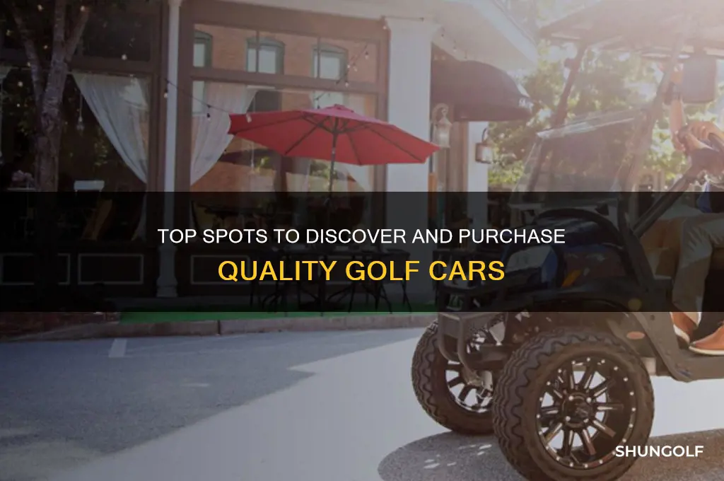 where to find golf cars