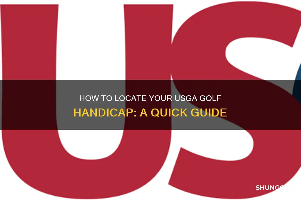 where to find my usga golf handicap