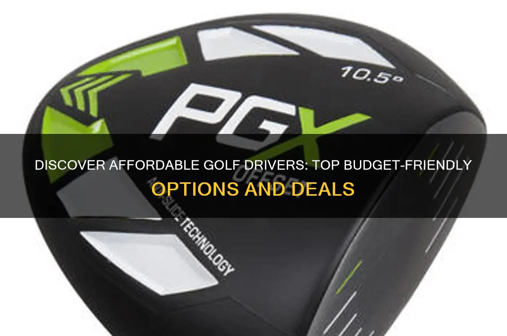 where to find the cheapest golf drivers