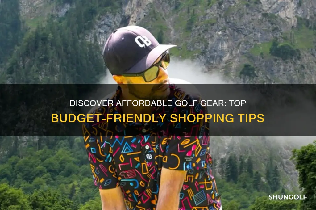 where to find the cheapest golf gear