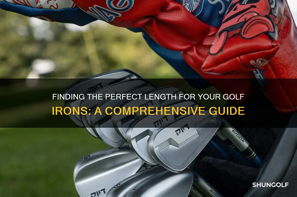 where to find the length of golf irons