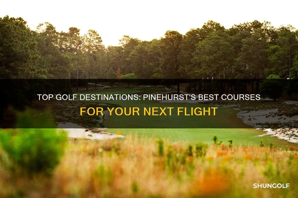 where to fly to golf in pinehurst