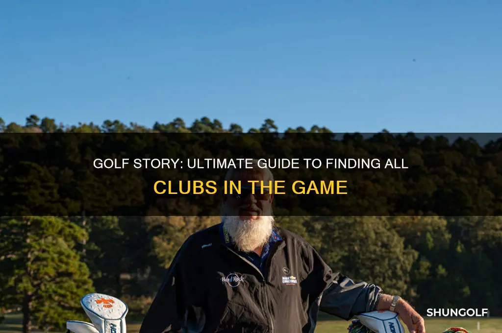 where to get all the clubs in golf story