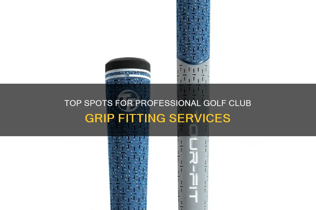 where to get fitted for golf club grips