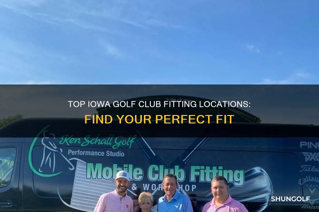 where to get fitted for golf clubs in iowa