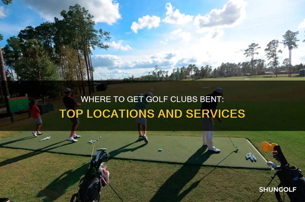 where to get golf clubs bent