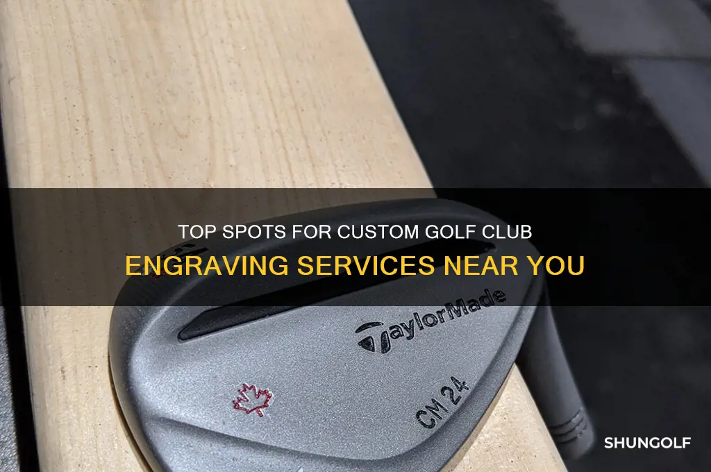 where to get golf clubs engraved