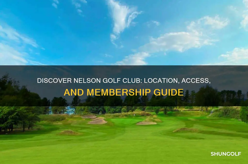 where to get nelson golf club