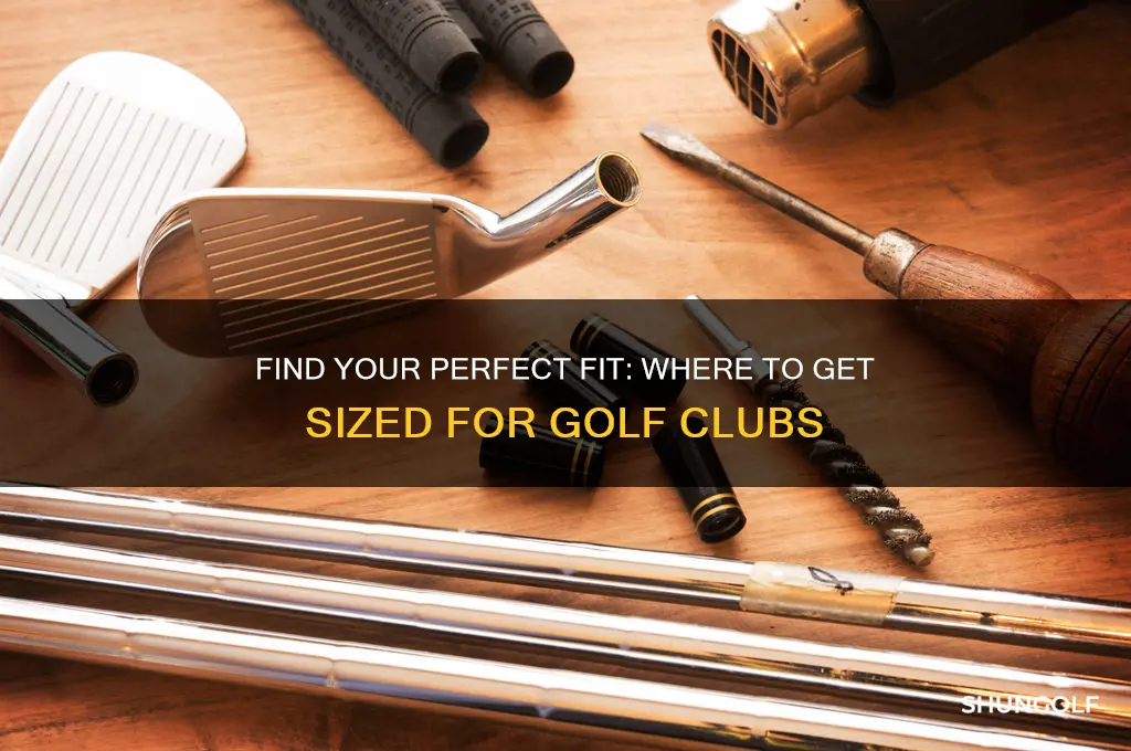 where to get sized for golf clubs