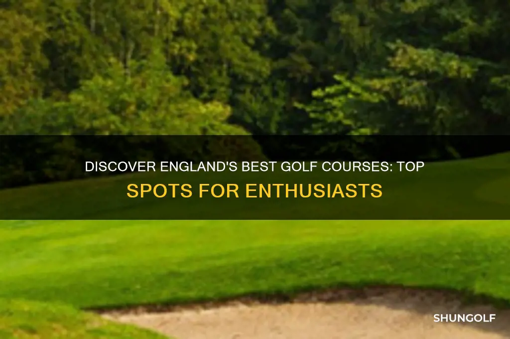 where to golf in england