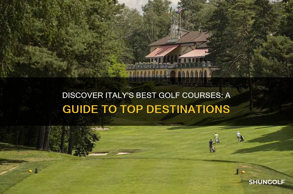 where to golf in italy