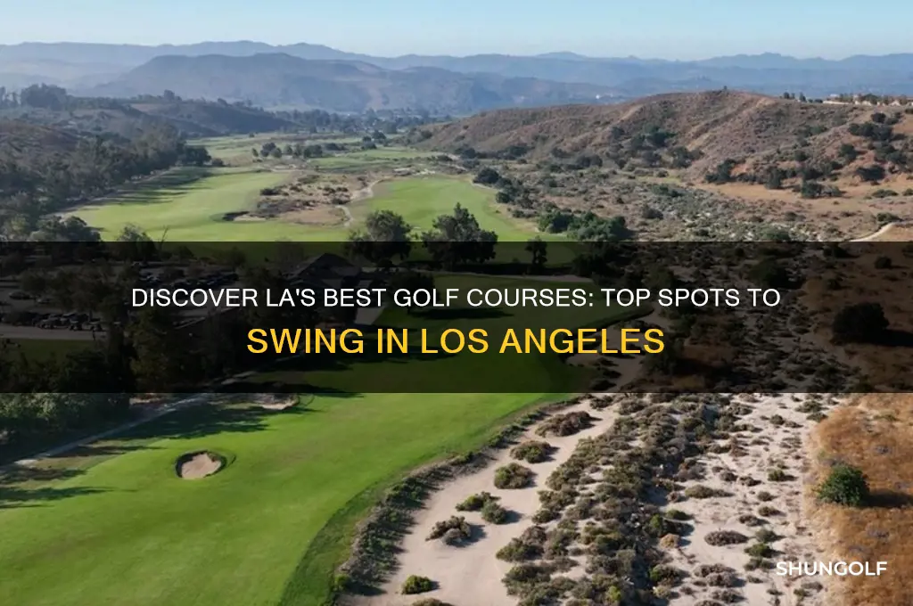where to golf in los angeles