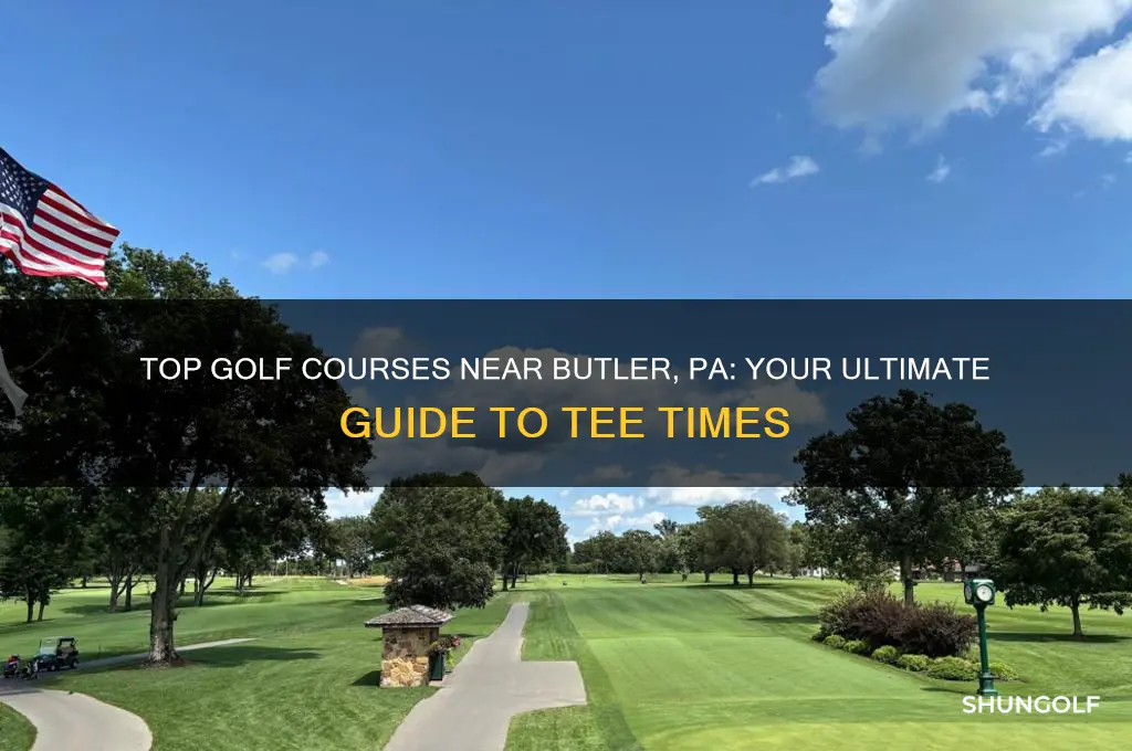 where to golf near butler pa