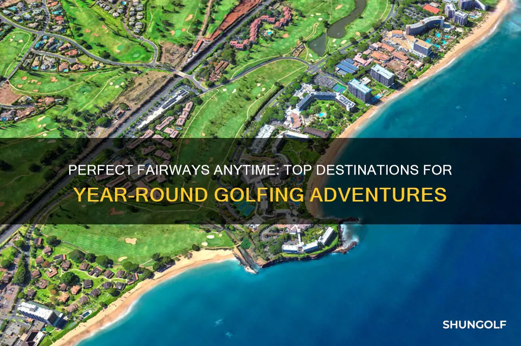 where to golf year round