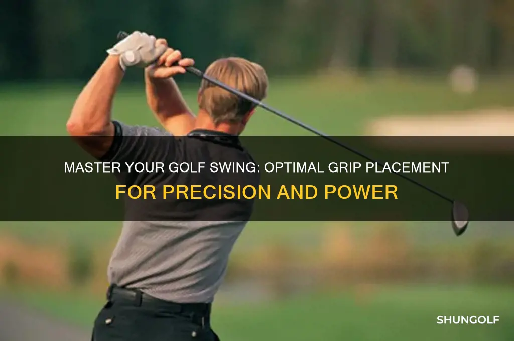where to grip a golf club