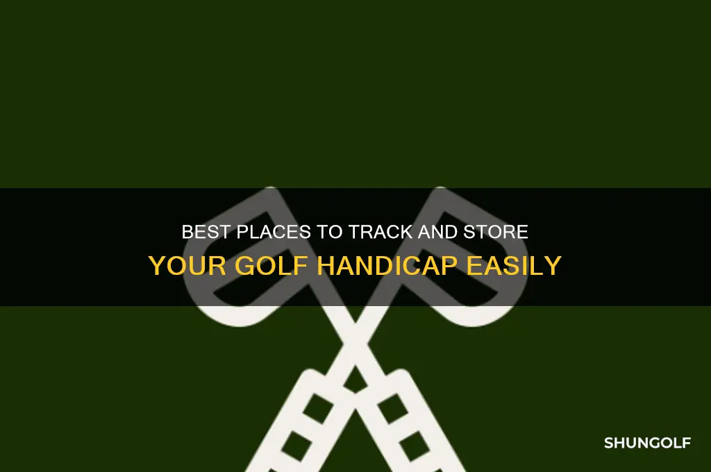 where to keep golf handicap