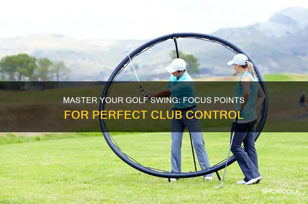 where to look when swinging golf club