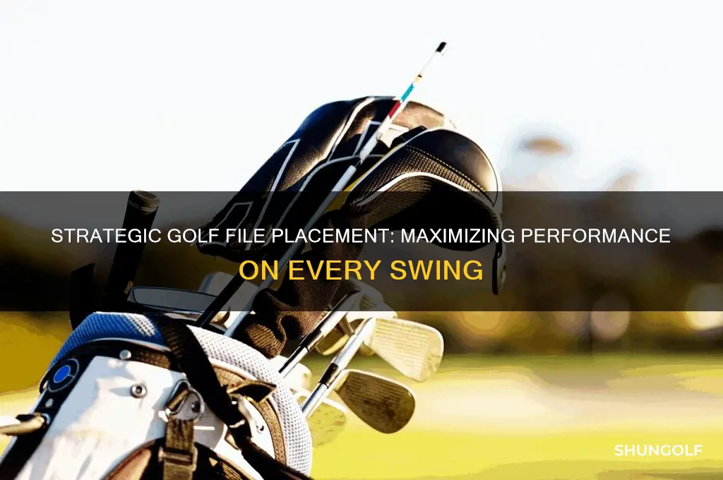 where to place perfect golf files