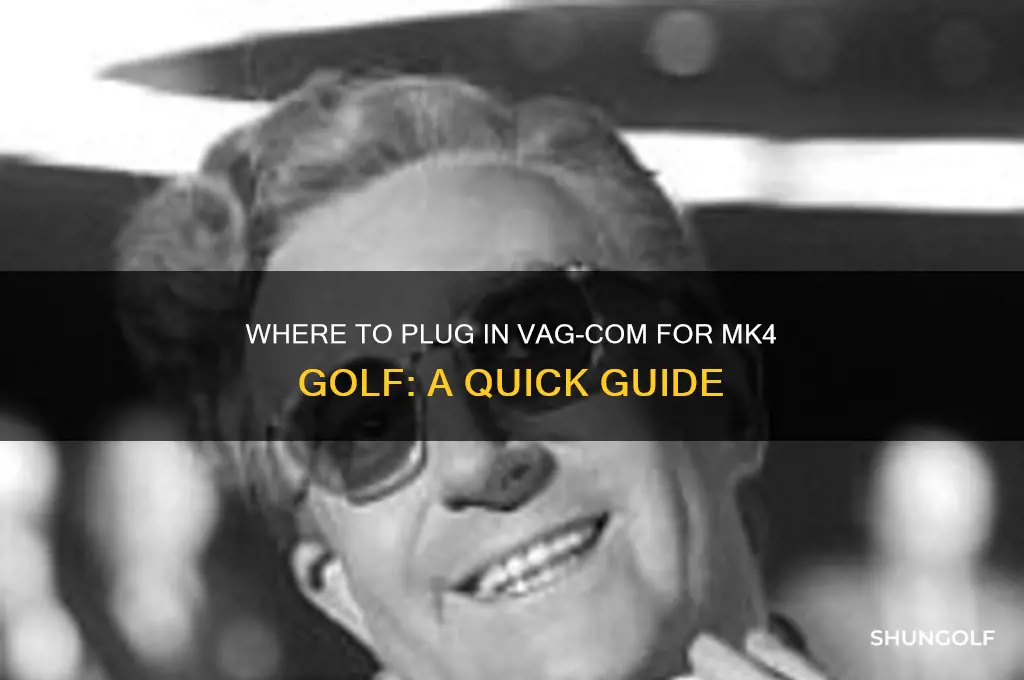 where to plug in vag com mk4 golf