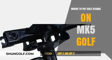 Proper Axle Stand Placement for Safe MK5 Golf Maintenance