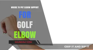 Golf Elbow Relief: Optimal Placement for Elbow Support During Play