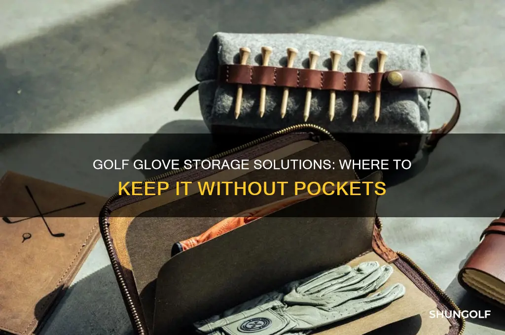where to put golf glove if no pocket in pants