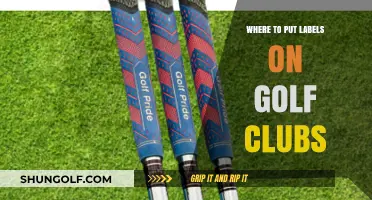 Optimal Label Placement: Enhancing Organization and Identification on Golf Clubs