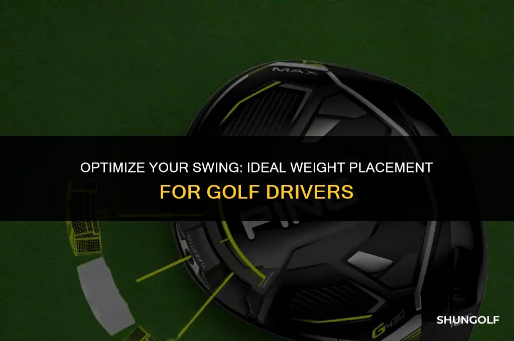 where to put weights on golf driver