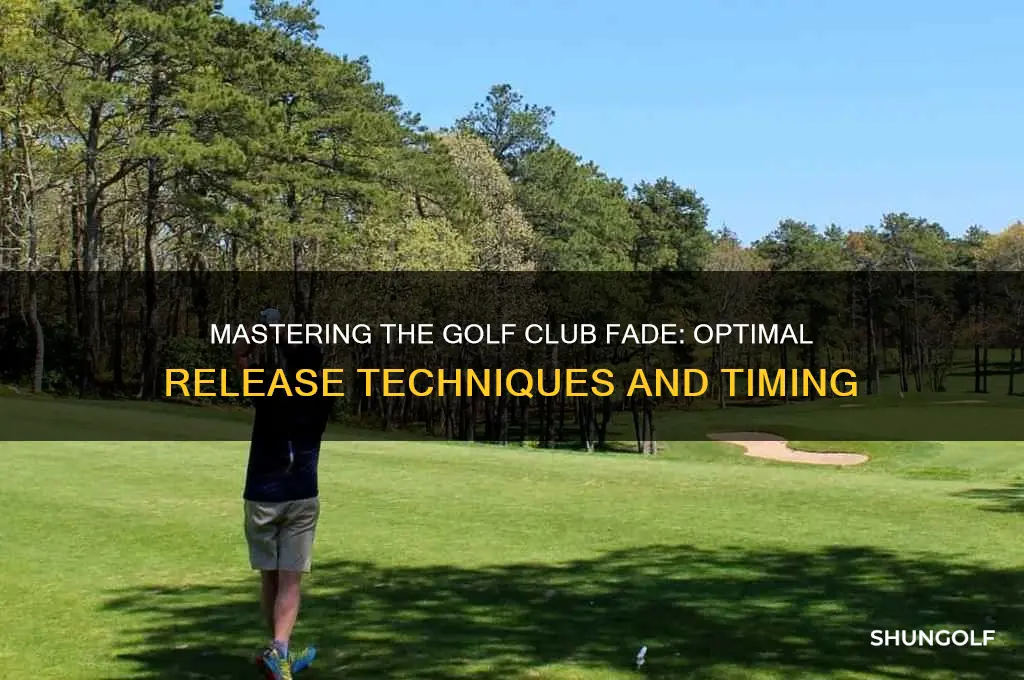 where to release golf club fade