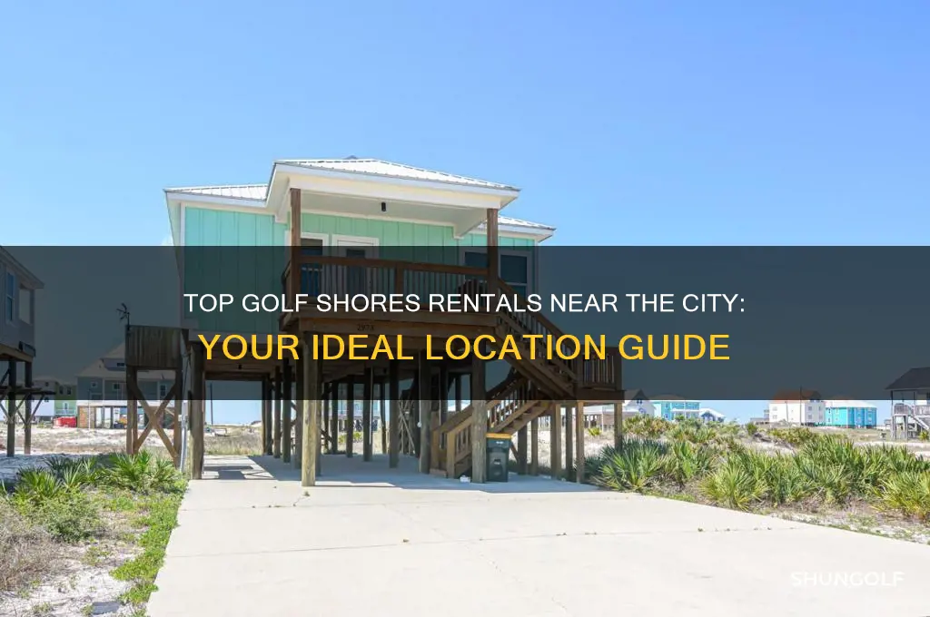 where to rent in golf shores close to city