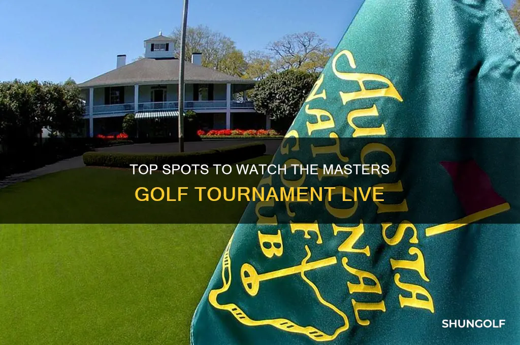where to see masters golf